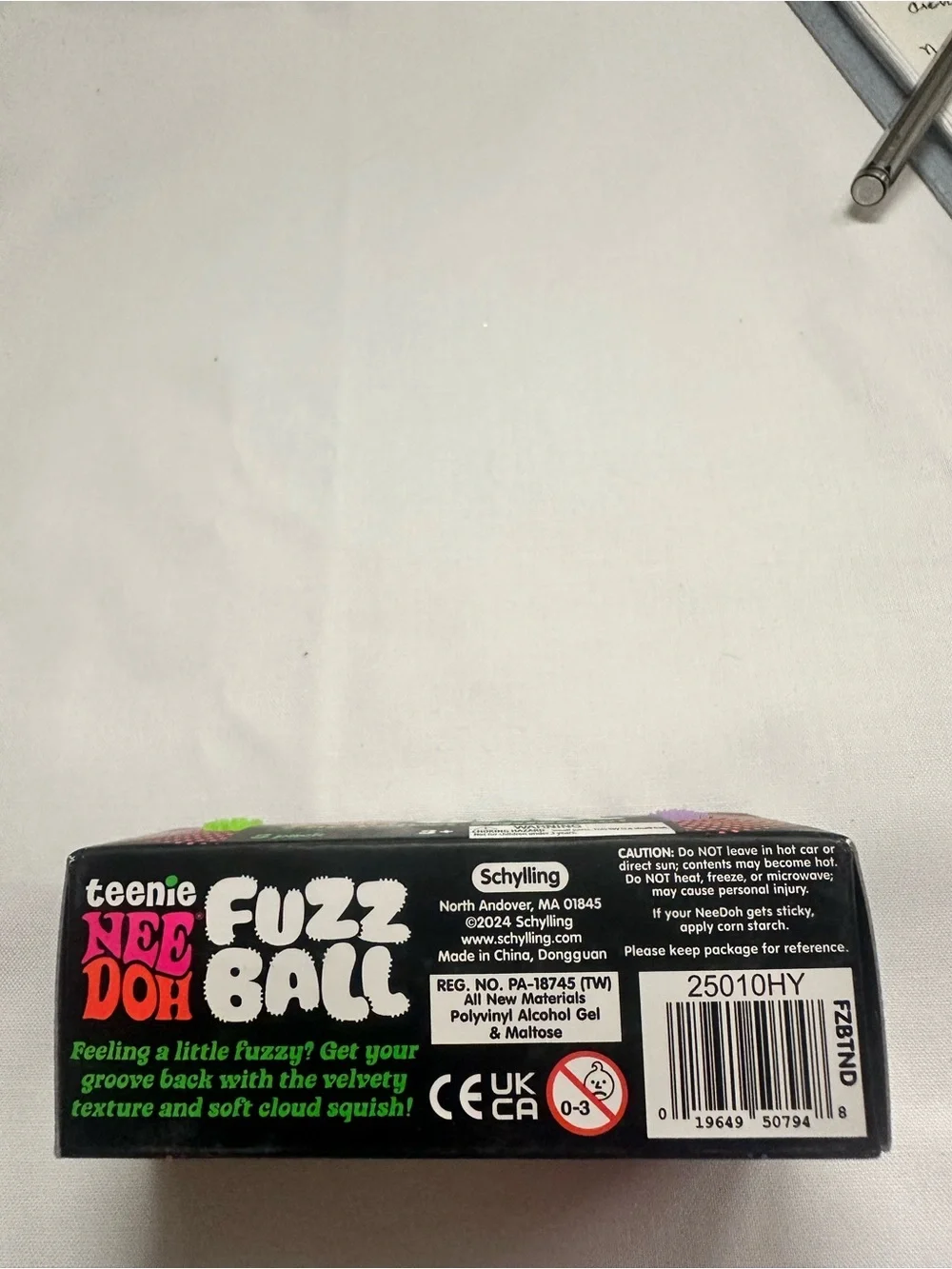 teenie NEE DOH Fuzz Ball 3-Pack - Bright Multicolor